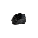 Myga eco geode-geschenkset mit glattem schwarzen obsidian rohrstein mit natürlicher unregelmäßiger form und venierung