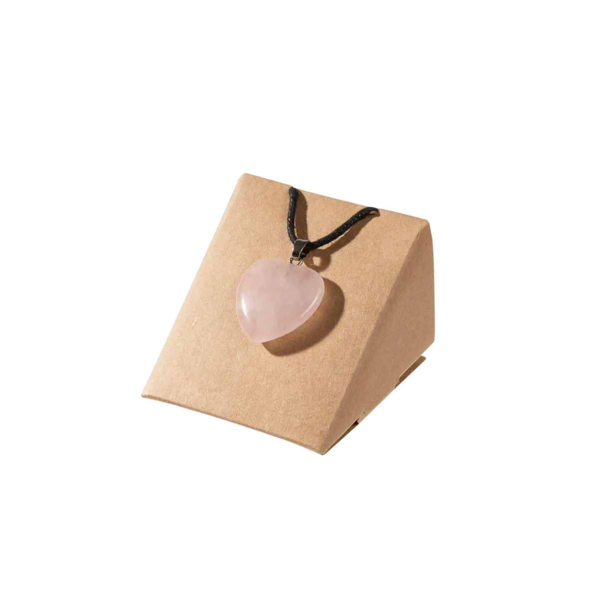 Myga Eco Geode-Geschenkset mit Rohstein und Anhänger, Auswahl aus 2 Kristallen, naturbelassenes Schmuckset.