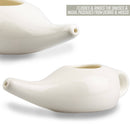 Myga Eco Keramischer Nasaler Neti Pot für Nasenspülung, Gesichtspflege, traditionelles Reinigungsgerät für die Nase