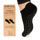 Myga Grip Yoga Socken aus Bio-Baumwolle, rutschfeste Yoga- und Fitnesssocken, für sicheren Halt während des Trainings.