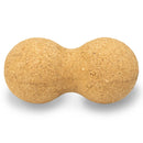 Myga Eco Korkmassage Erdnuss Multifunktionale Faszienkugeln für Fitness und Massage, Doppel-Ball, ergonomisches Massagewerkzeug