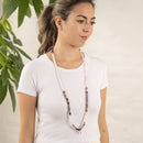 Mala Perlenkette von Myga Eco, Balance Handkette, Gebetskette für Hals und Handgelenk, Schmuck mit natürlichen Perlen