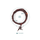 Mallah Meditations-Perle Mala Gebetskette aus Schmuck mit 108 Perlen, von Myga Eco, für Meditation und Gebet