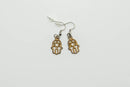 Schmuck von Myga Eco: Ohrringe mit Hamsa-, Lotus- oder Om-Symbolen, detailreiches Design aus hochwertigem Material