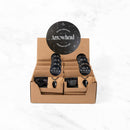 Myga Eco - Geode-Geschenkset - Rohstein und Anhänger, Auswahl aus 2 Kristallen