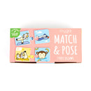 Match & Pose Zweiteilige Puzzlespielkarten von Myga Eco, buntes Kinderspielzeug für kreative Puzzlespaß und Lernspiel.