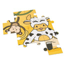Myga Eco Miss Molly & Friends Puzzle, bunt und detailreich, zum Spielen und Knobeln, aus nachhaltigem Material