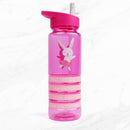 Myga Eco Rabbit Positivity Band Wasserflasche für Kinder, Trinkflasche mit buntem Hasen-Design, auslaufsicher und kindgerecht