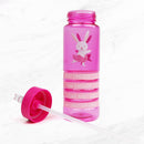 Myga Eco Wasserflasche für Kinder mit Hasen-Positivitäts-Design, langlebige Trinkflasche für Kinder, ideale Schul- und Ausflug-Flasche