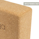 Kork Yoga-Block von Myga Eco, nachhaltiges Yoga-Accessoire für Dehnung und Unterstützung während der Yoga-Praxis.