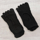Myga Eco Yogasocken mit vollen Zehen, atmungsaktive Pilates-Socken für Yoga, aus nachhaltigem Material, auf hellgrauem Hintergrund.