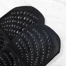 Schwarze Myga Gripped Yoga-Socken aus der Yogakleider-Linie, rutschfeste Socken für Yoga und Fitness, von Myga Eco