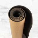 Myga Eco Korkmatte Yoga Yogamatte XL, rutschfeste und umweltfreundliche Yogamatte aus Kork, auf glattem Boden liegend
