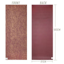 Nachhaltige Jute Yogamatte von Myga Eco mit Ultra-Grip, natürliche Oberfläche für Yoga und Fitnessübungen.