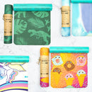 Bunte Myga Eco Kinder-Yogamatte mit kindgerechtem Design, rutschfest und weich für Kinder-Yogaübungen.