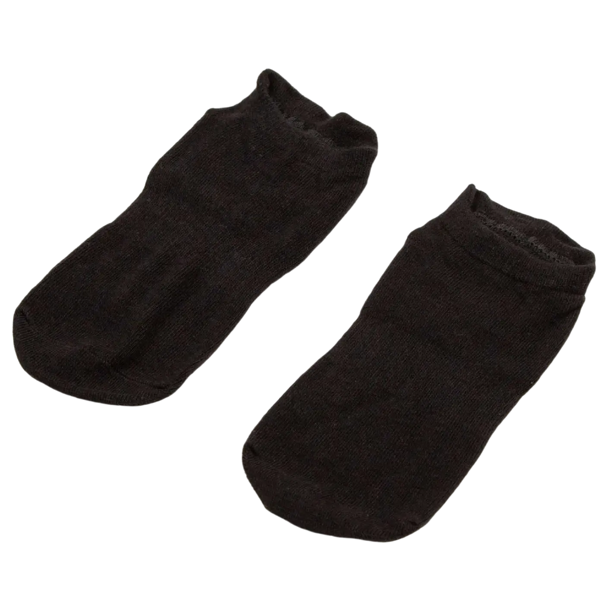 Myga Grip Yoga Socken aus Baumwolle, schwarzes Paar, rutschfeste Yoga- und Kleidersocken von Myga Eco.