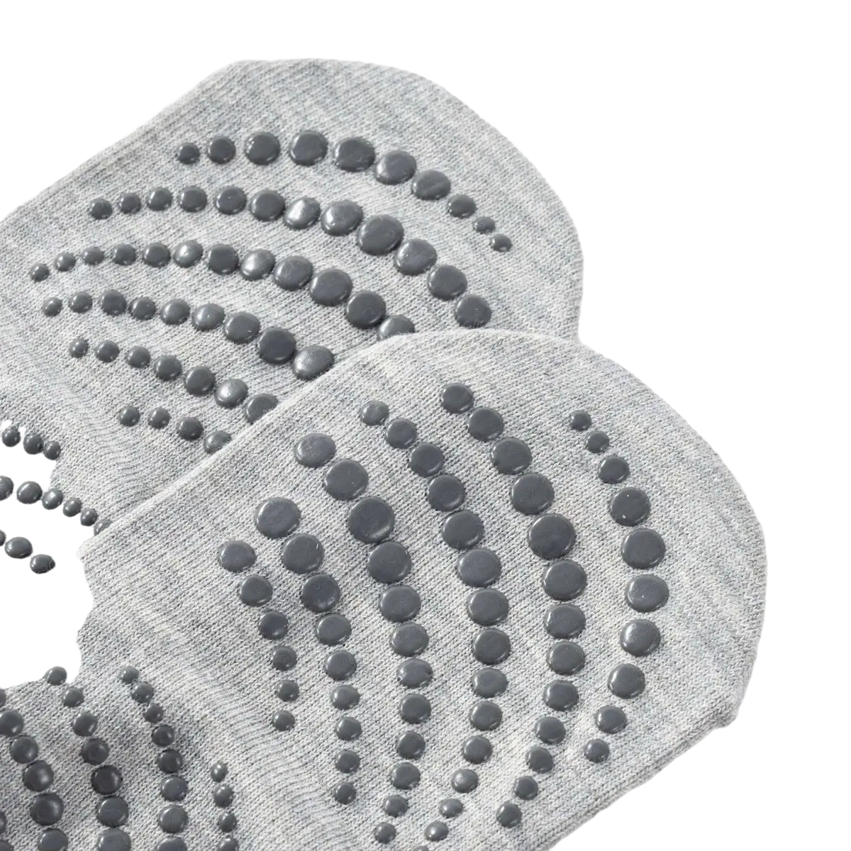 Schwarze Myga Gripped Yoga-Socken aus Baumwolle, sportlich, mit rutschhemmender Sohle, für Yoga und Fitness, von Myga Eco.