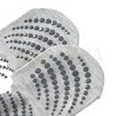 Myga gripped yoga-socken schwarz mit grauem stoff und schwarzen gummipunkten auf der sohle für besseren halt im mana shop