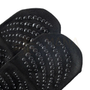 Myga gripped yoga-socken schwarz mit strukturierten gummipunkten auf der unterseite ideal für yoga im mana shop