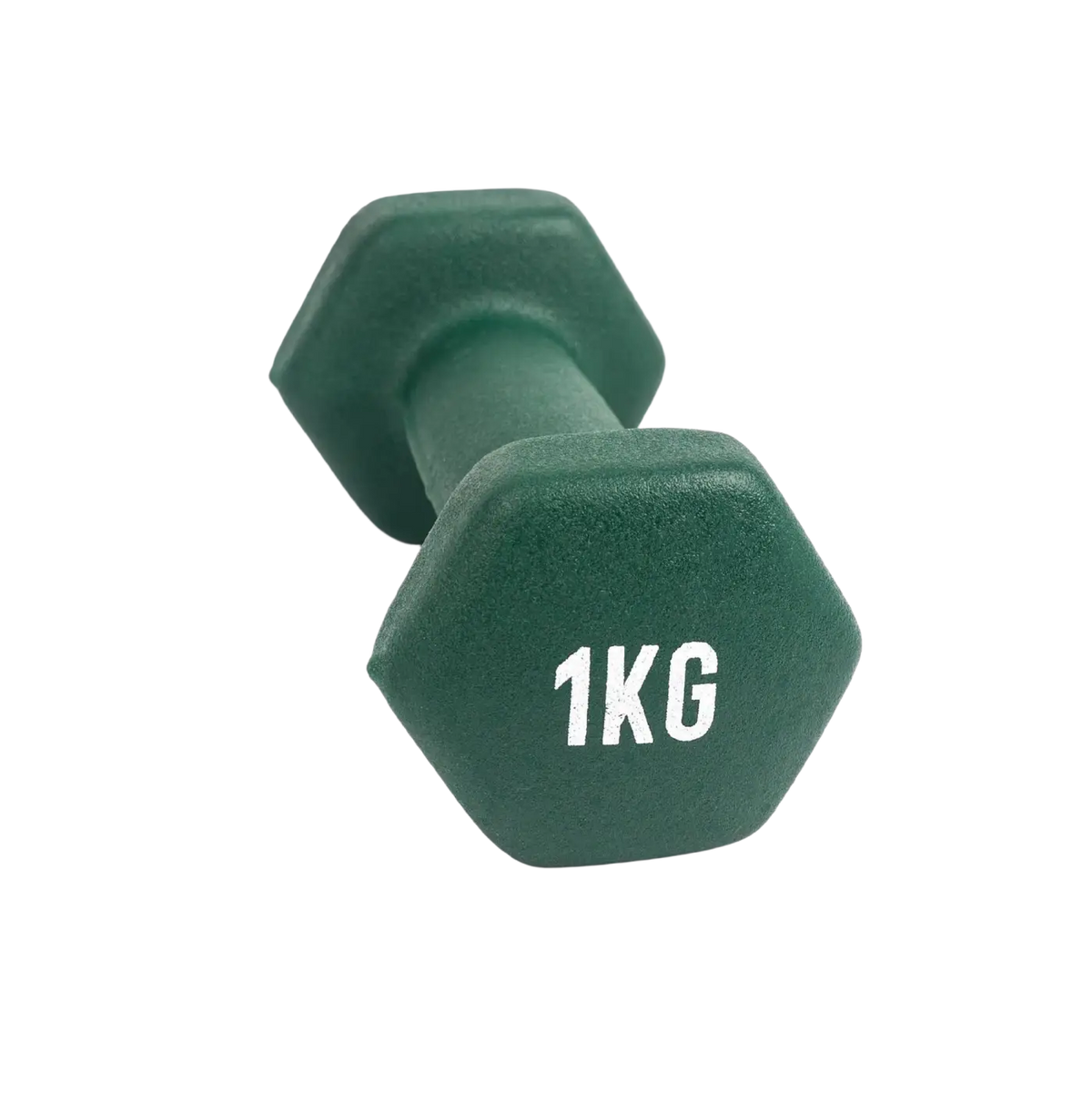 Myga Paar Hex-Kurzhanteln 1-10 kg, Yogazubehör, grüne Hanteln für Fitness und Krafttraining.