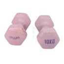 Myga paar hex-kurzhanteln 1-10 kg pinke silikonhanteln im mana shop für effizientes krafttraining