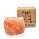 Himalaya Salz Kerzenhalter von Myga, Räucherwaren, aus Salzstein, für Teelichter, natürliche Dekoration und Wohlfühlatmosphäre