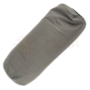 Grauer zylindrischer myga stützkissen yoga bolster aus stoff ideal für yin yoga im mana shop
