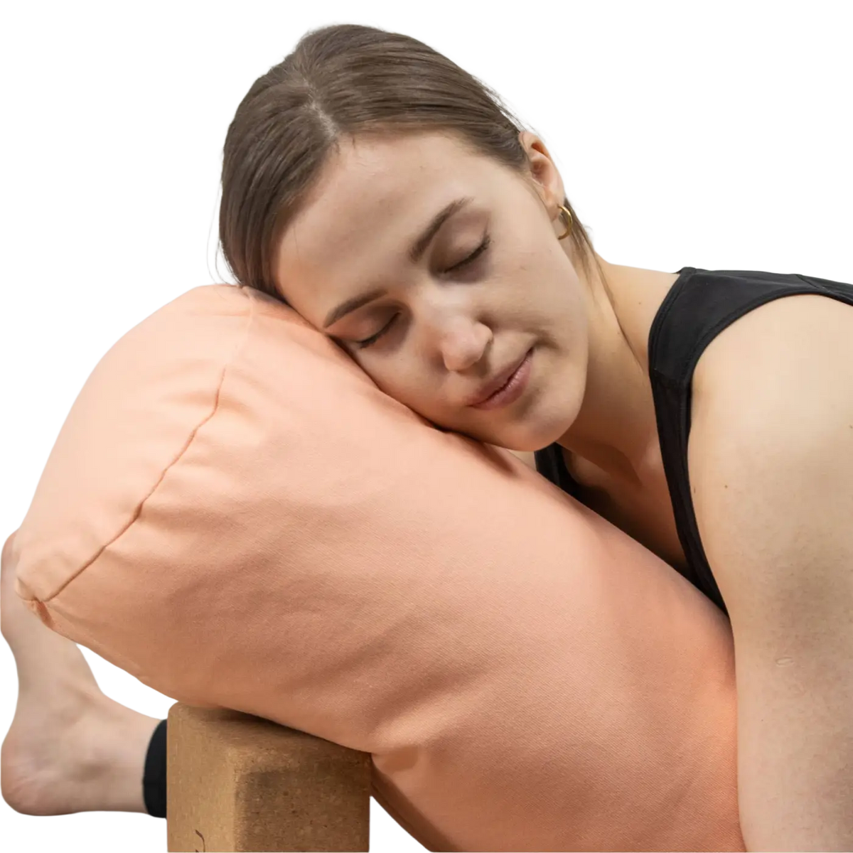 Myga Stützkissen und Yogabolster für Yin-Yoga, mit Bezug, aus nachhaltigem Yogazubehör, ideal für Komfort und Unterstützung