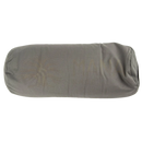 Myga stützkissen yogakissen bolster in olivgrün mit glatter, leicht zerknitterter oberfläche für yin yoga und mana shop yoga cushion