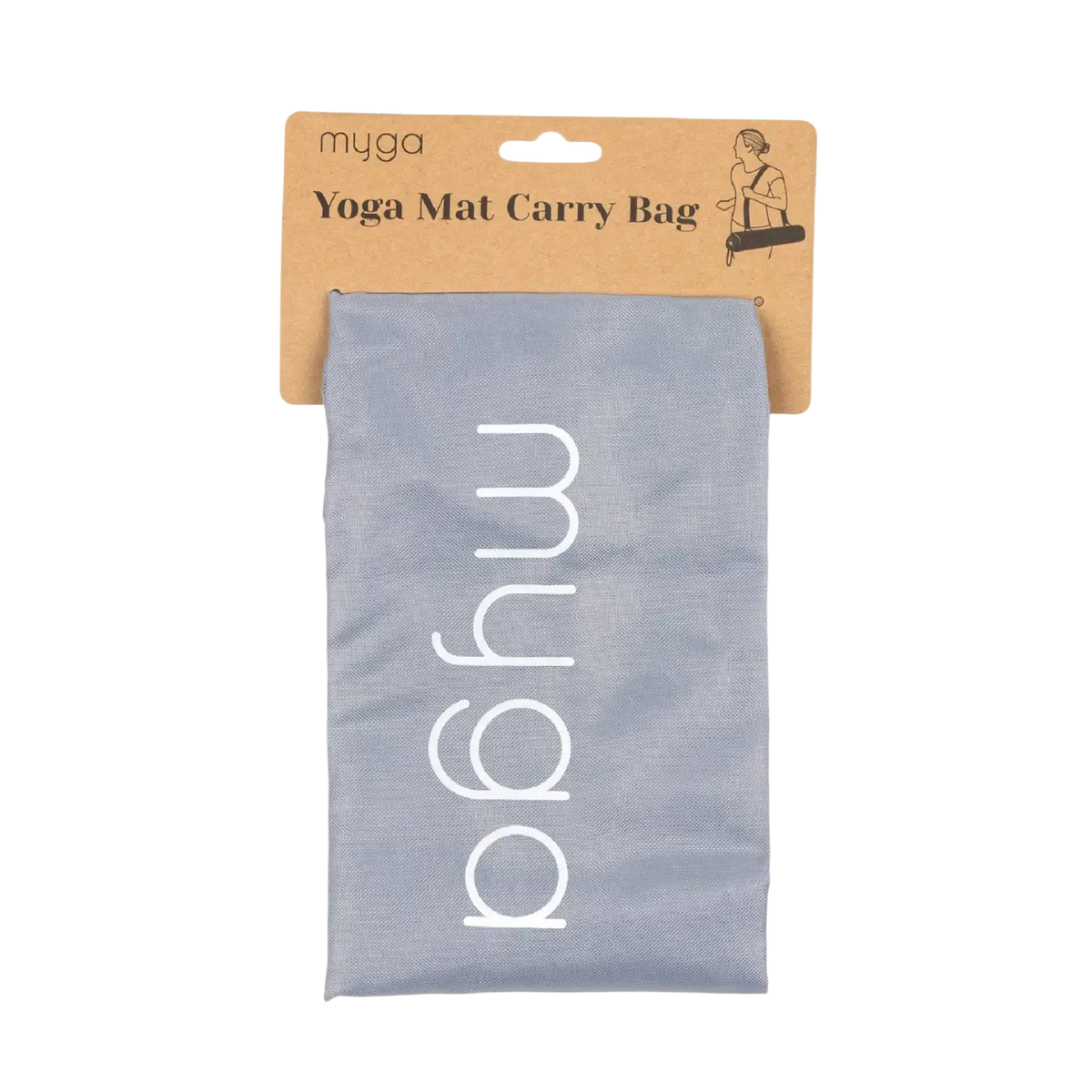 Myga Yogazubehör: Kompakte, nachhaltige Yoga- und Pilates-Matte Tasche in stilvollem Design, ideal für unterwegs.