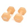 Myga Paar Hex-Kurzhanteln 1-10 kg für Yoga- und Krafttraining, schwarze Hanteln mit gummiertem Griff, Yogazubehör