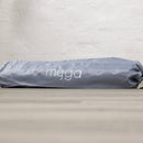 Myga Yogatasche für Pilates- und Yogamatten, nachhaltiges und stylisches Yogazubehör in kompakter Tasche, schwarz