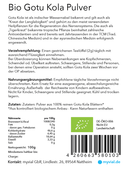 Bio Gotu Kola Pulver von myvial, 100 g, aus Sri Lanka, hochwertiges Nahrungsergänzungsmittel in Pulverform.