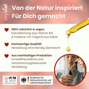 myvial Vitamin B12 Tropfen mit Folsäure, Nahrungsergänzung für Energie, Nerven und Blutbildung, Flasche mit Tropfer