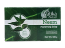 Grüne vatika naturals neem seife mit antibiotisch und antiseptisch wirkung gegen dermatitis und atopisch haut