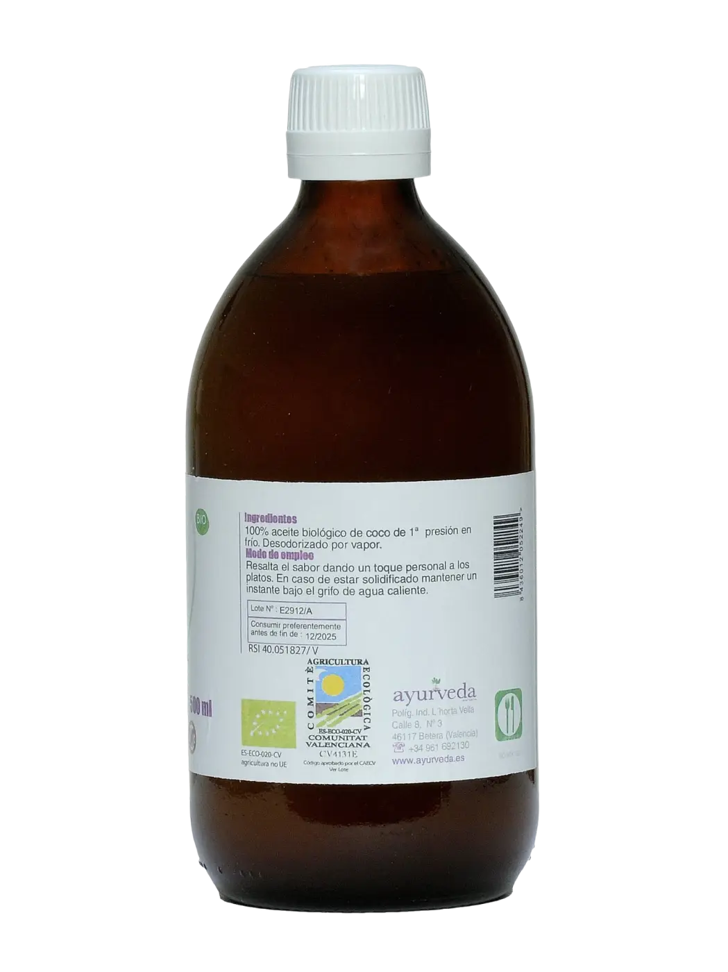 Neembaöl von Ayurveda Auténtico in 200 ml Flasche, natürliches Pflegeöl für Muskeln und Gelenke, cremige Textur, helles Öl