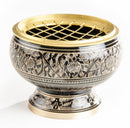 Netzräuchergefäss Schwarz/Gold - Mana Kendra GmbH