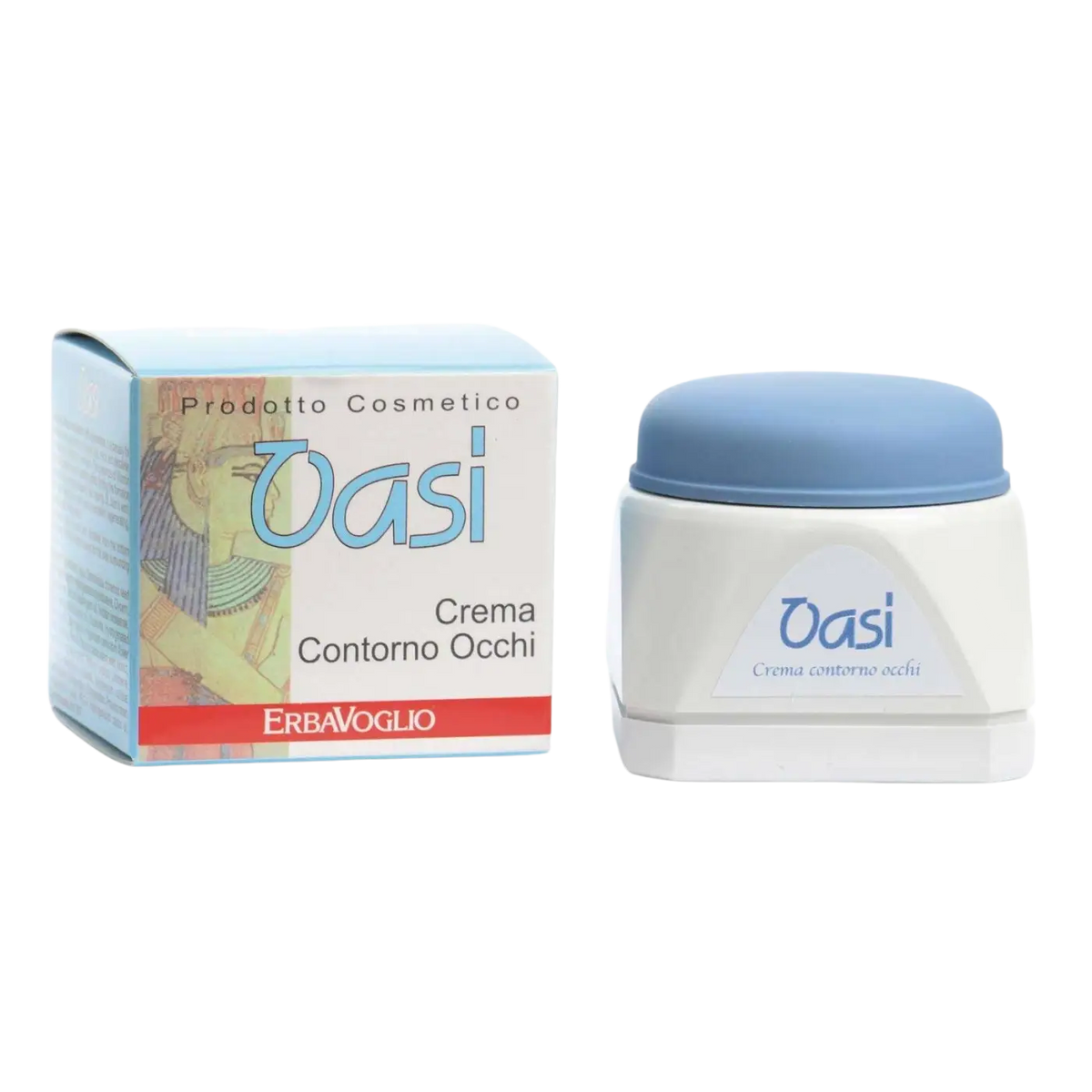 Erbavoglio Oasi Anti-Falten-Augencontur 30 ml gegen Augenringe und Tränensäcke, Gesichtspflege mit natürlicher Formel