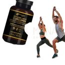 Dunkle bernsteinfarbene glasflasche mit schwarzem und goldenem etikett prowise healthcare optisorb curcumin liquid mit vitamin d 60 kapseln