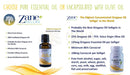 Dunkle bernstein glasflasche oregano ätherisches öl 30 ml mit zane hellas logo und 100% purem origanum vulgare für aromatherapie natürlich