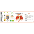 Die etikette eines biologisch abbaubaren organische bräunung kapseln mit bio urucum samen von mana shop
