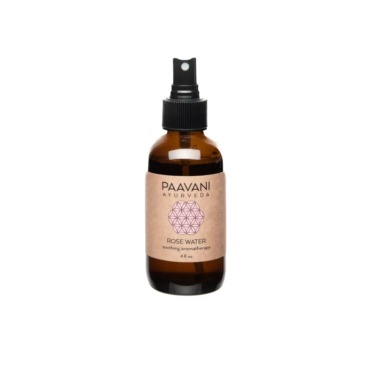 Organisches bulgarisches Rosenwasser von PAAVANI Ayurveda, Gesichtsspray, beruhigender Aromatherapie-Nebel in einer Flasche