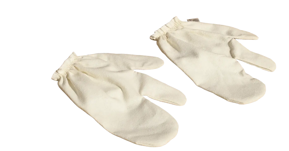 PAAVANI Ayurveda Garshana-Handschuhe, ayurvedische Trockenbürsten-Handschuhe für Therapie und Hautpflege, Zubehör von PAAVANI Ayurveda