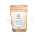 Paavani ayurveda herzförmiger tee edelstahl teesieb in brauner wiederverschließbarer tasche für tee ritual