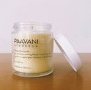 PAAVANI Ayurveda Trataka Ghee-Kerze für Meditation, Fokus und Augenentspannung, natürliche ayurvedische Kerze mit flackernder Flamme