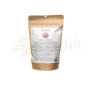 Braune wieder verschließbare paavani ayurveda pouch für kräuter yoni steam damfbad zur reproduktiven gesundheit
