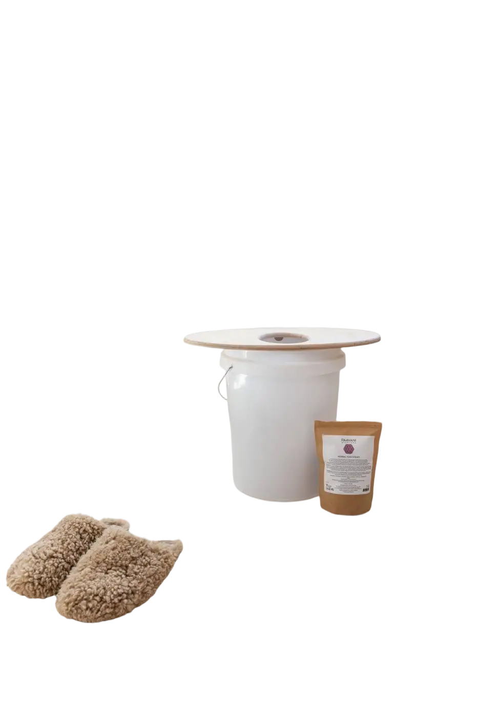 PAAVANI Ayurveda Kräuter-Yoni-Dampfbad, vaginales Dampfbad für die reproduktive Gesundheit, mit Kräuterbestandteilen.