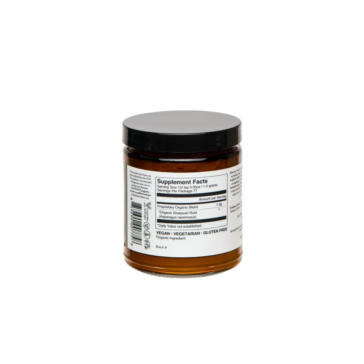 PAAVANI Ayurveda Shatavari Ayurveda-Kraut für Stressabbau und hormonelles Gleichgewicht, in Nahrungsergänzung.