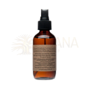 Amber glas sprayflasche mit schwarzer düse und etikett für paavani ayurveda pitta aromatherapie spritzer ayurvedischer nebel