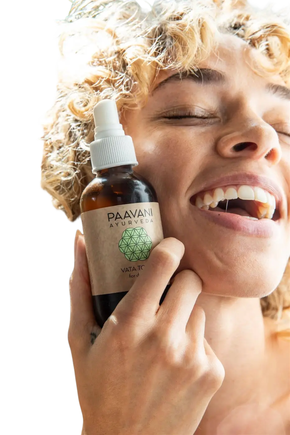PAAVANI Ayurveda Vata Toner, ayurvedischer Gesichtsspray für trockene, empfindliche Haut, flüssige Textur und angenehmer Duft